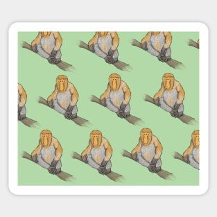 Amazing Proboscis Monkey Sticker